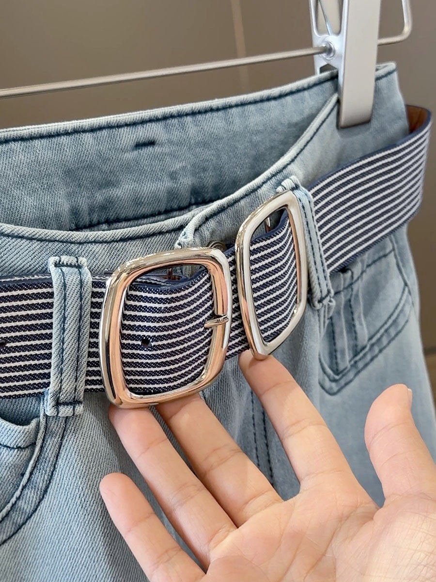 $168條。✨薄軟冰絲牛仔闊腳褲✨