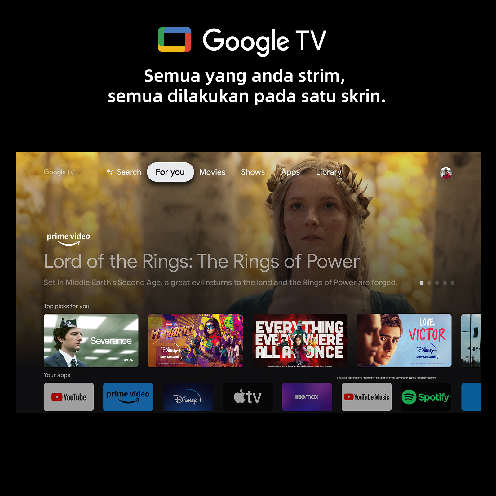 [2 Years General Warranty] CHiQ 40 Inch QLED Google TV Metal Frameless Dolby Audio L40QM9