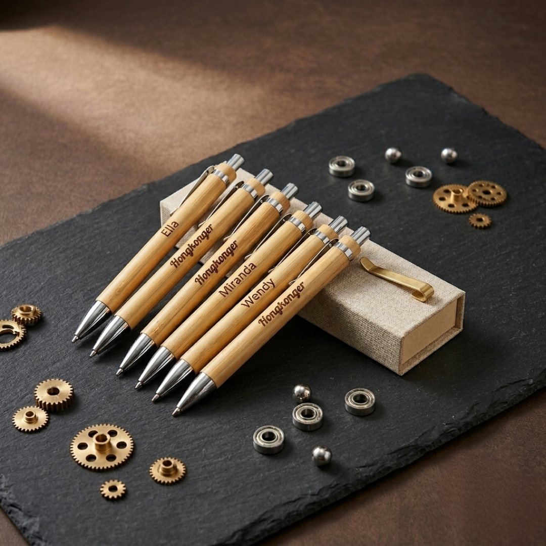 【入木三分・免費刻名】HONGKONGER 職人竹筆 • 批量散水應援 Set