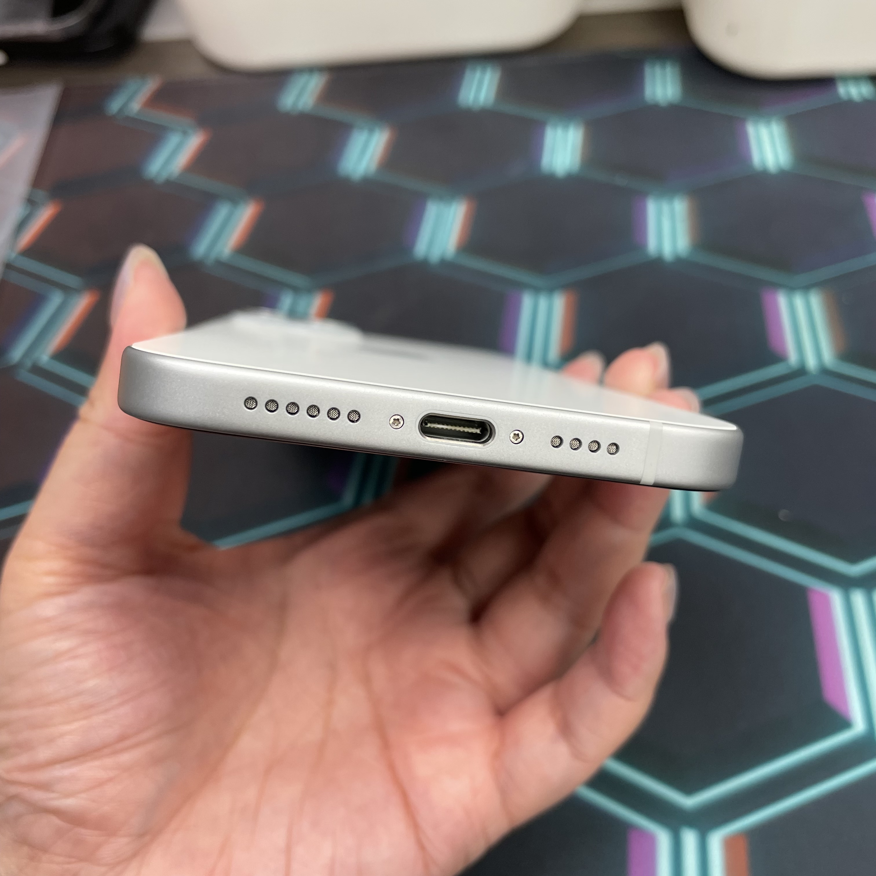 *7076 15 Plus 完美機 128GB 電100 藍色 blue
