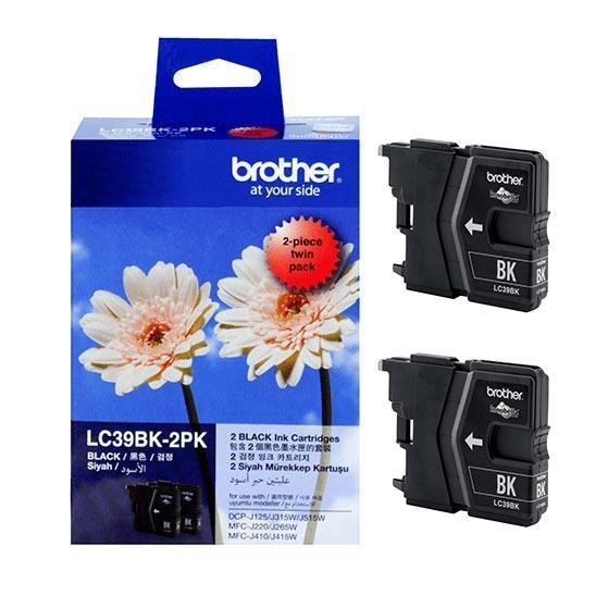 Brother Ink Cartridge LC-39BK2PK (Original)