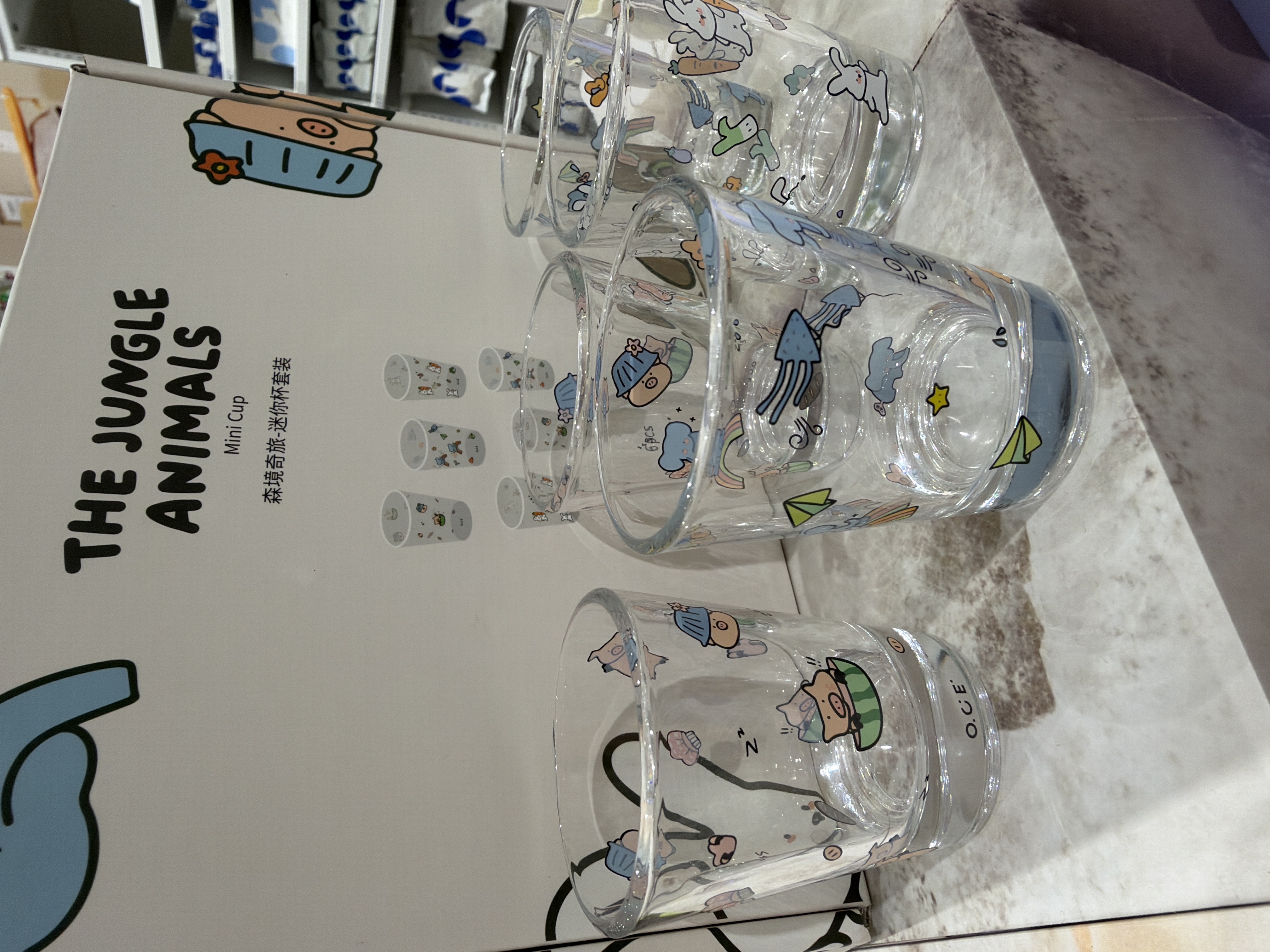 Mori Wonder Brigade- Mini Cup Set 6pcs 