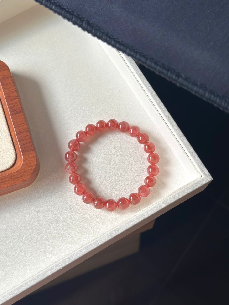 Rhodochrosite 红纹石 8mm+