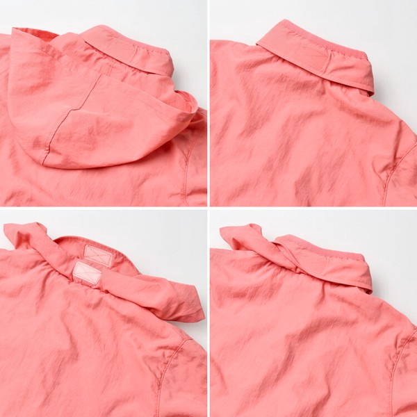 🆕【⭐訂購⭐】🌀 🇯🇵 日本直送 緞帶 荷葉邊下擺 撥水加工 #連帽風褸［2款選］🌀 [ELAA-0224][260225]