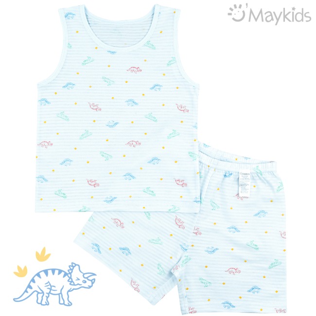Maykids 無袖家居服 (Sky Dino)
