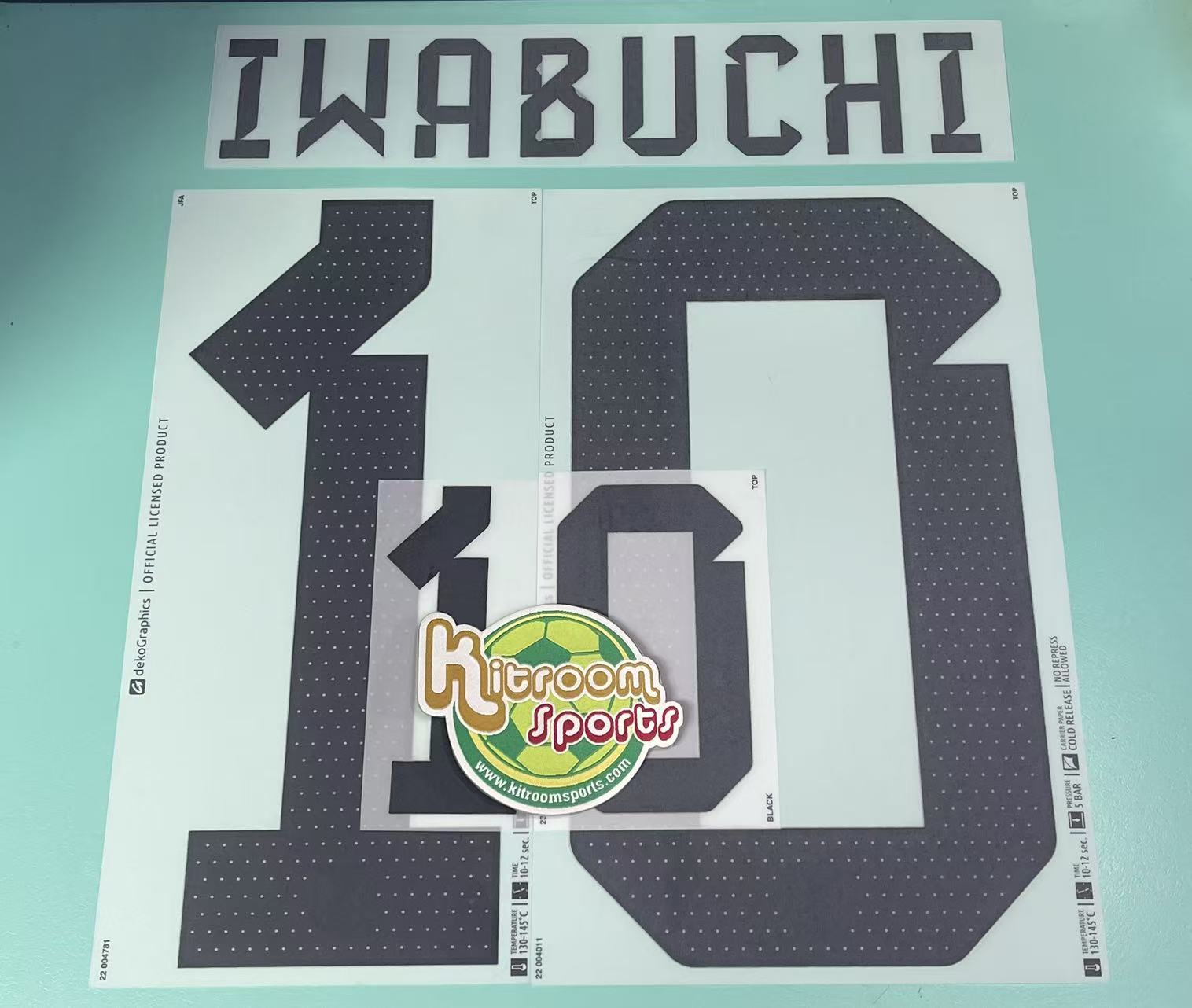 2022 Japan Away Nameset #10 IWABUCHI ( Women Team )