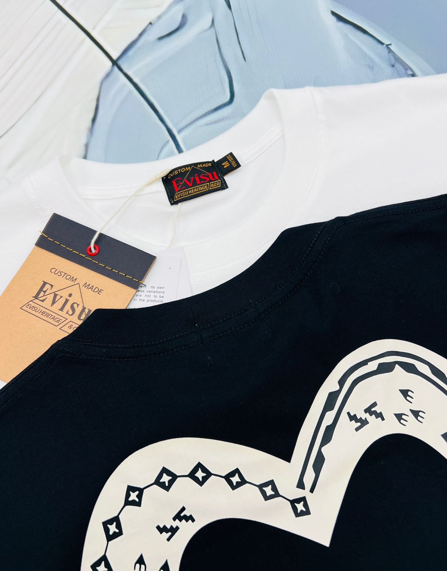 EVISU 達摩大M 印花短袖Tee 