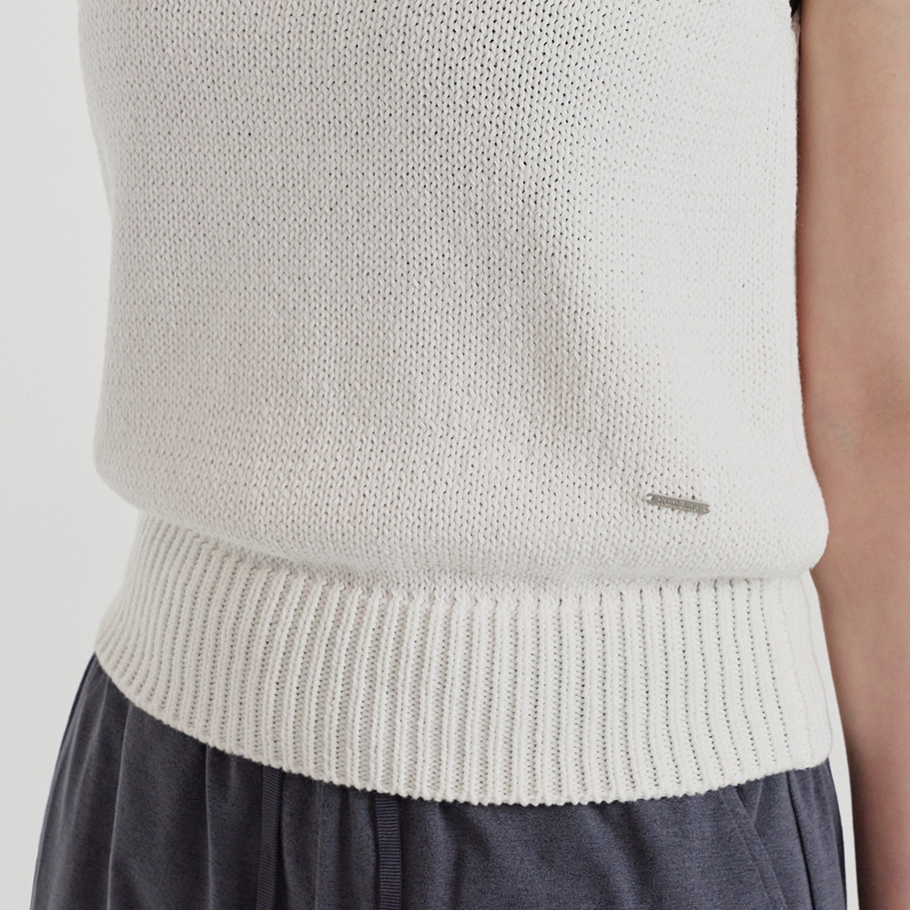 Lee Chung-ah's Pick 預購_FFWSSW003 Lua Sleeveless Knit Cover-up by front2line