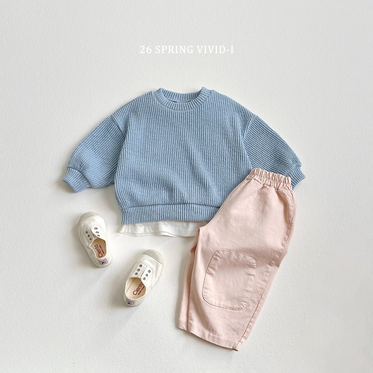 🌸預訂 韓國直送🌸🇰🇷VIVIDI兩色貼布寬鬆闊腳褲