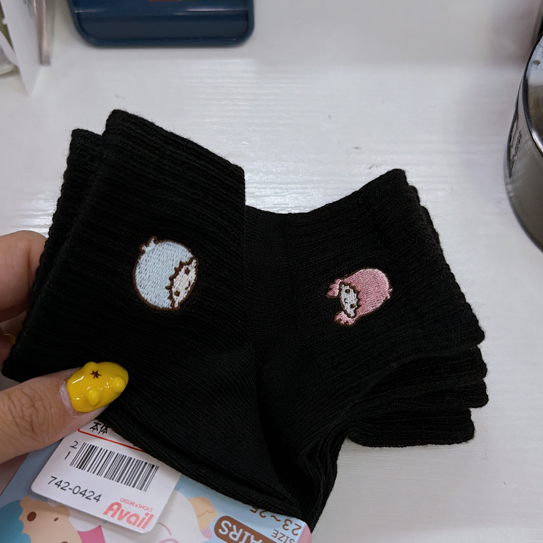 日本直送little Twin Star一set三隊中筒襪