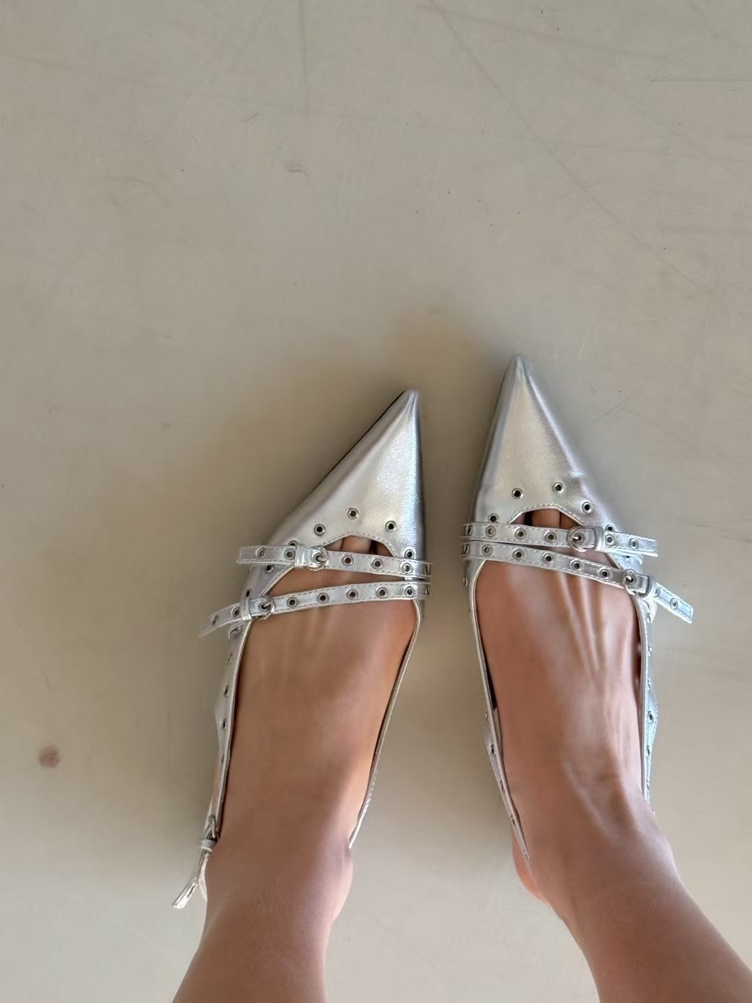 26SS/ 2.5CM DOUBLE STRAP BUCKLE HEELS