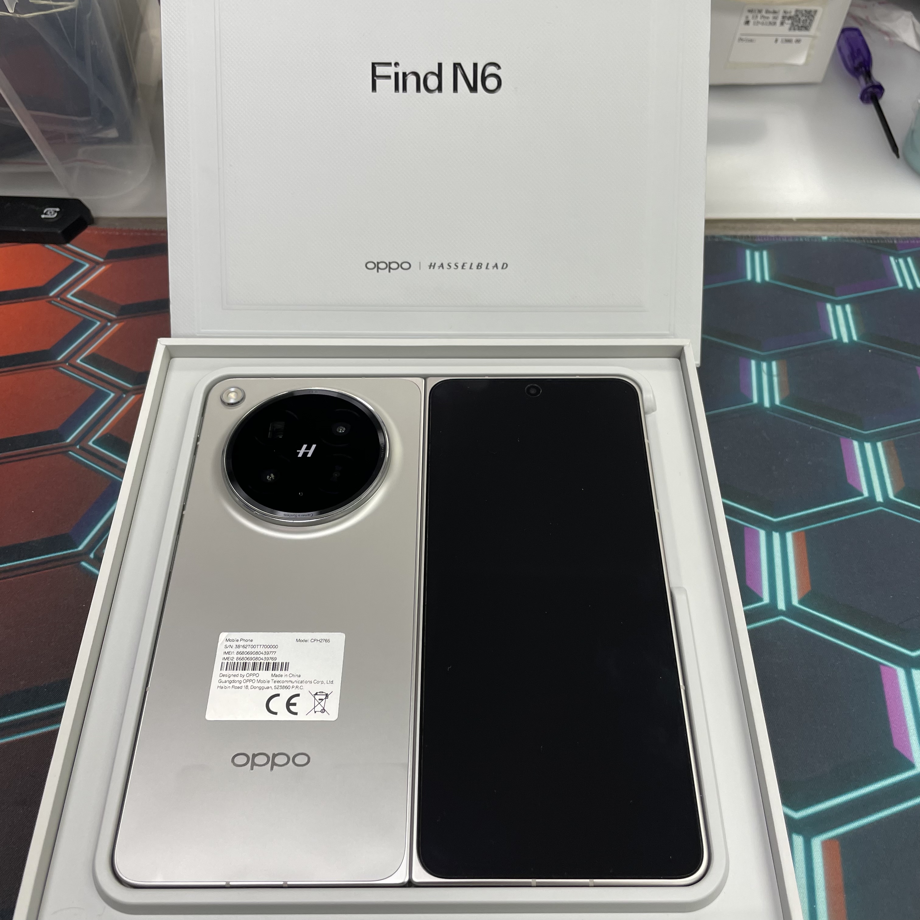 *8154 Oppo Find N6 完美機 16+512GB 灰色 gray