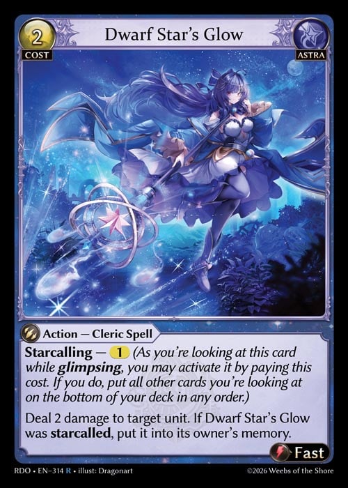 Dwarf Star’s Glow / RDO-314 (R)
