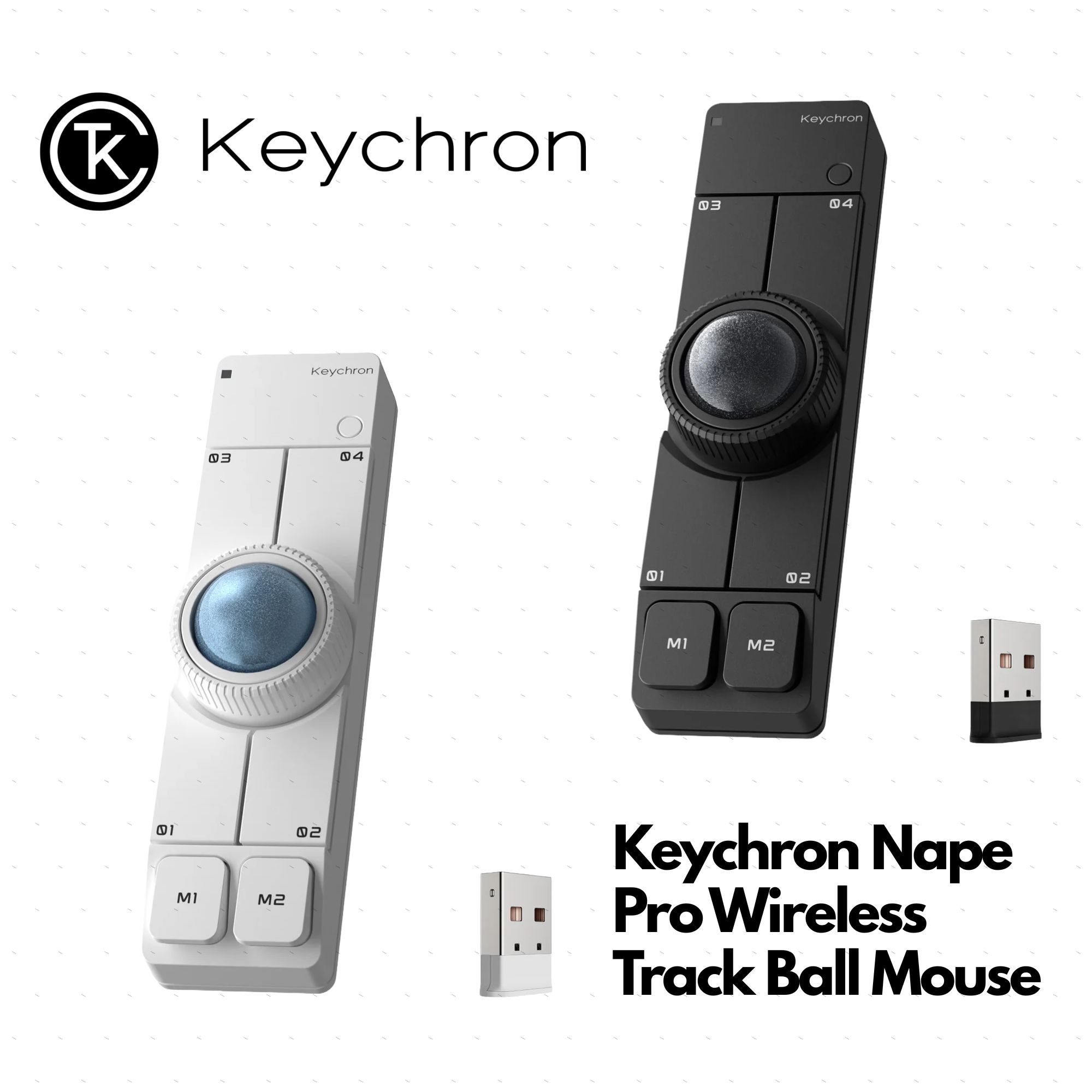【Gizmodo Japan × Keychron】 Keychron Nape Pro Wireless Track Ball Mouse 軌跡球滑鼠 | Tom’s Hardware「Best of CES 2026 - Best Mouse」 