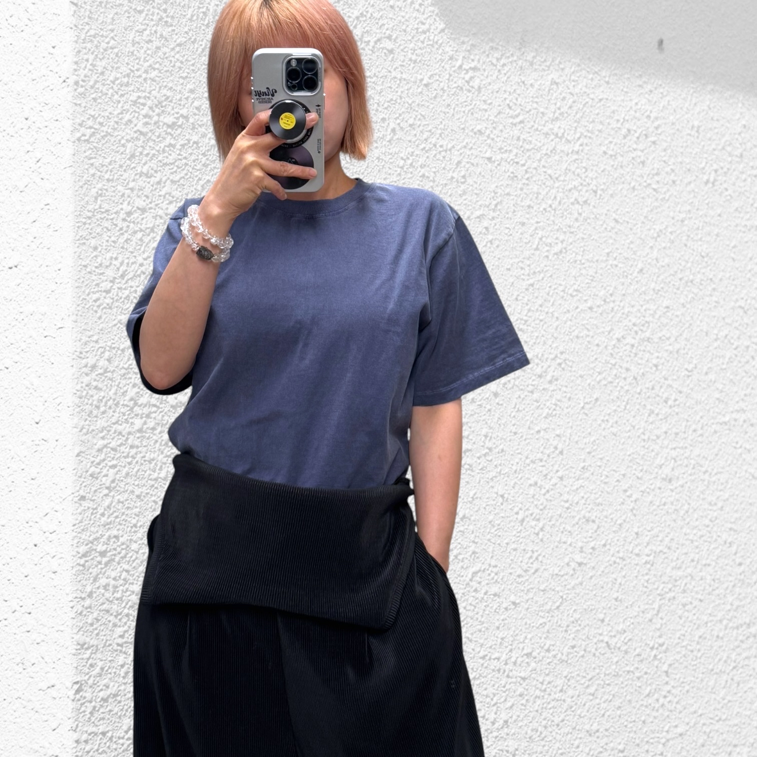 221272 淨色洗水Tee