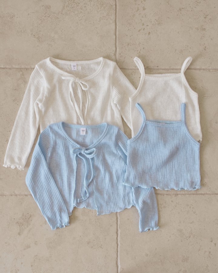 Momoann | Cardigan set (Blue size 9(105-113)