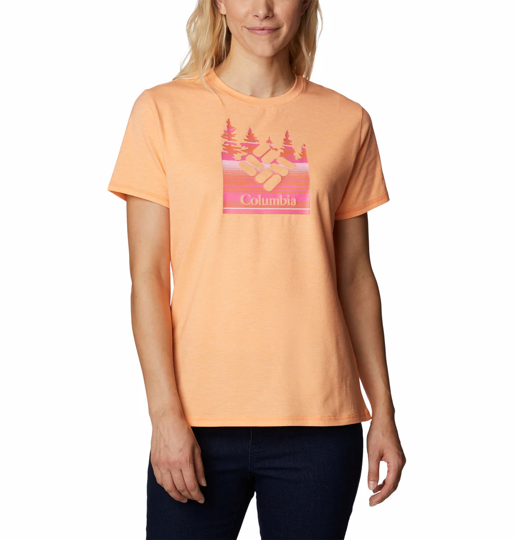 Columbia Women's Sun Trek Wicking Sun Protection SS Tee 1931752