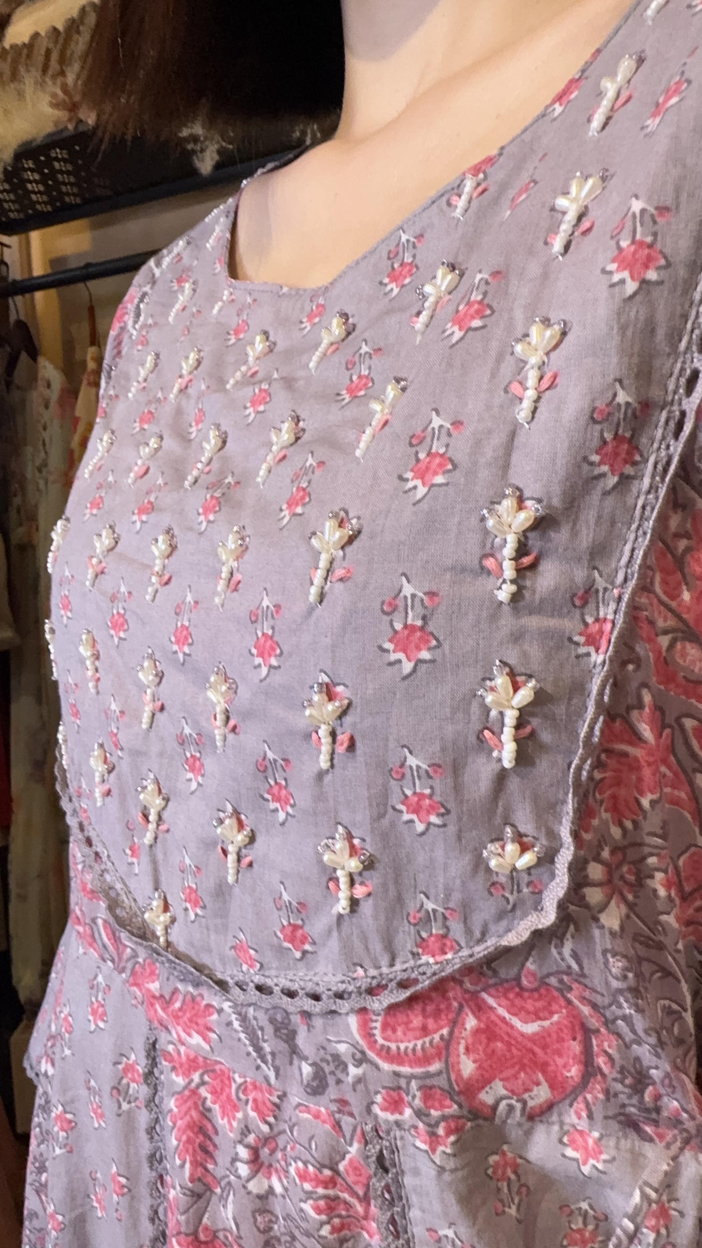 Taro Patchwork Pure Cotton 4 Rope OP #1380