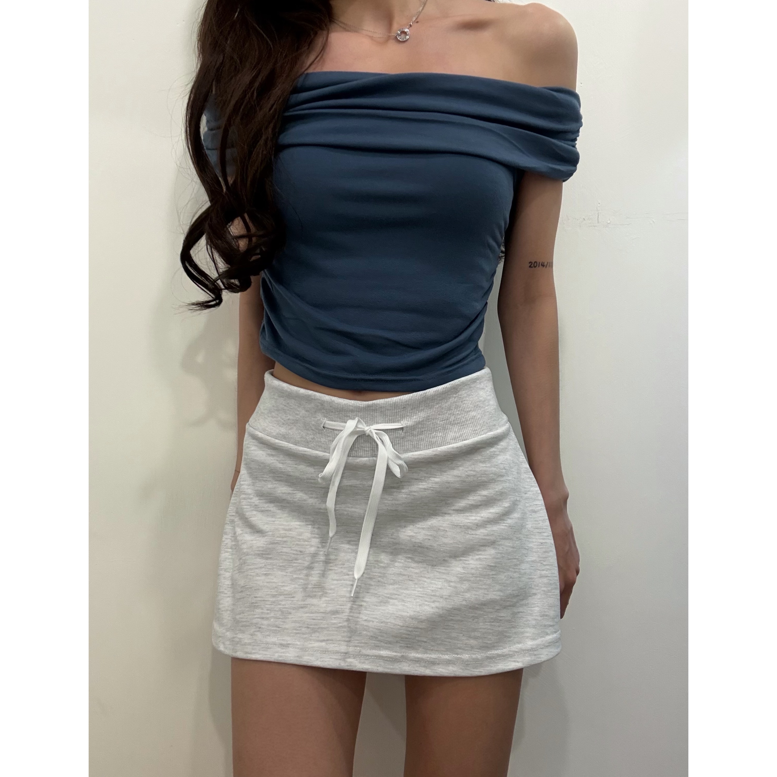 新品價4月10截單🤍《O/S SLIM FIT CROP》 2604C