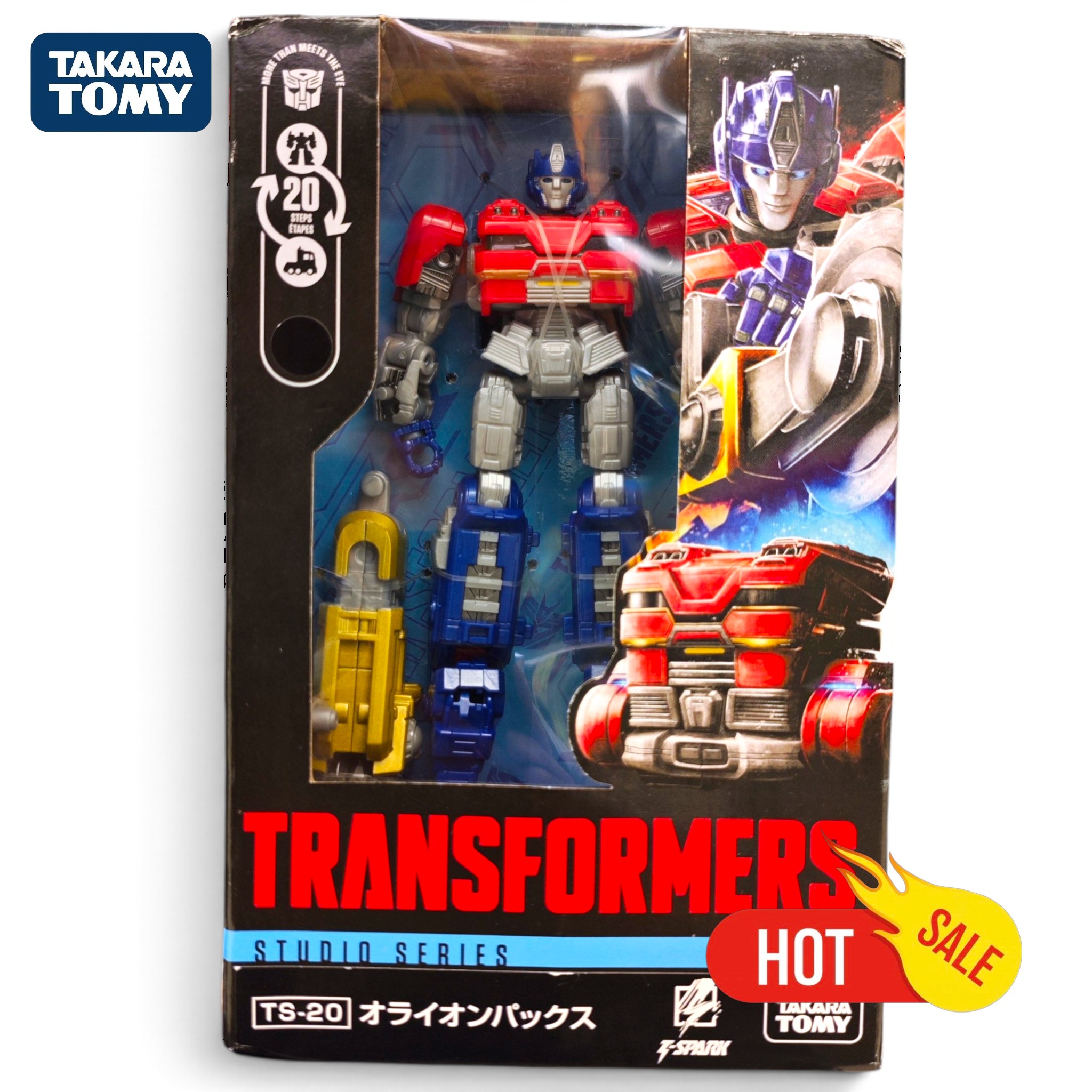 日本版TAKARA TOMY Transformers 變形金剛 TS-20 Orion Pax 奧萊恩派克斯 20步變形