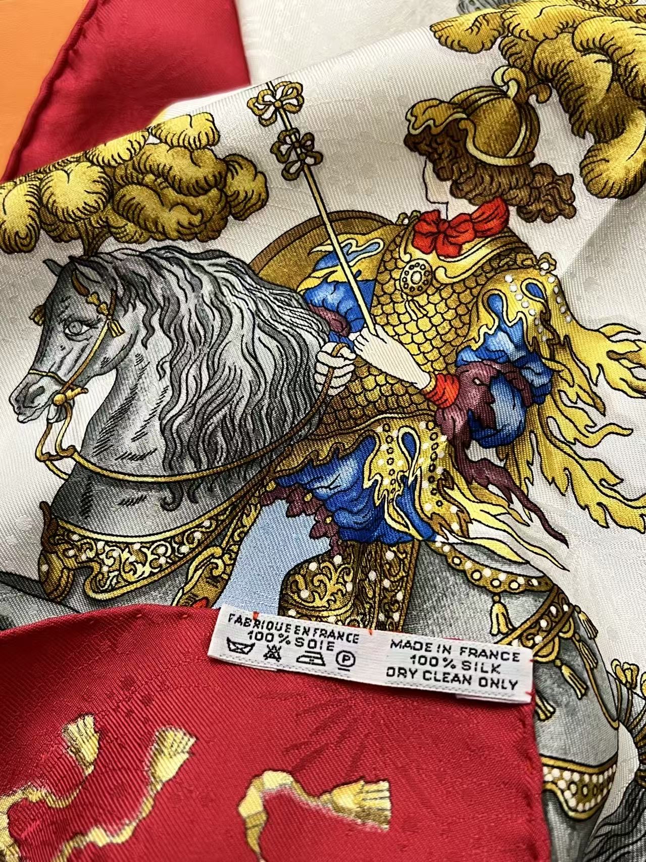 Hermès Les Fêtes du Roi Soleil Scarf