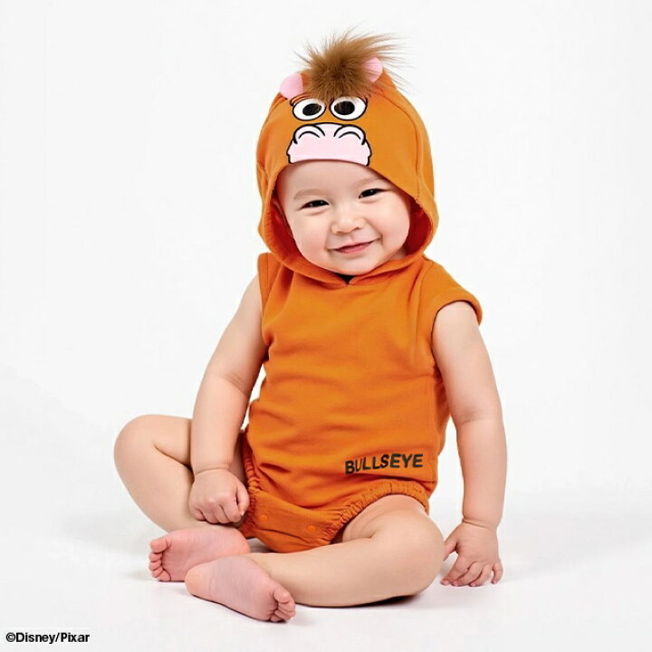 🇯🇵預訂 日本直送🇯🇵Babydoll x Toy Story紅心造型背心連帽包屁衣