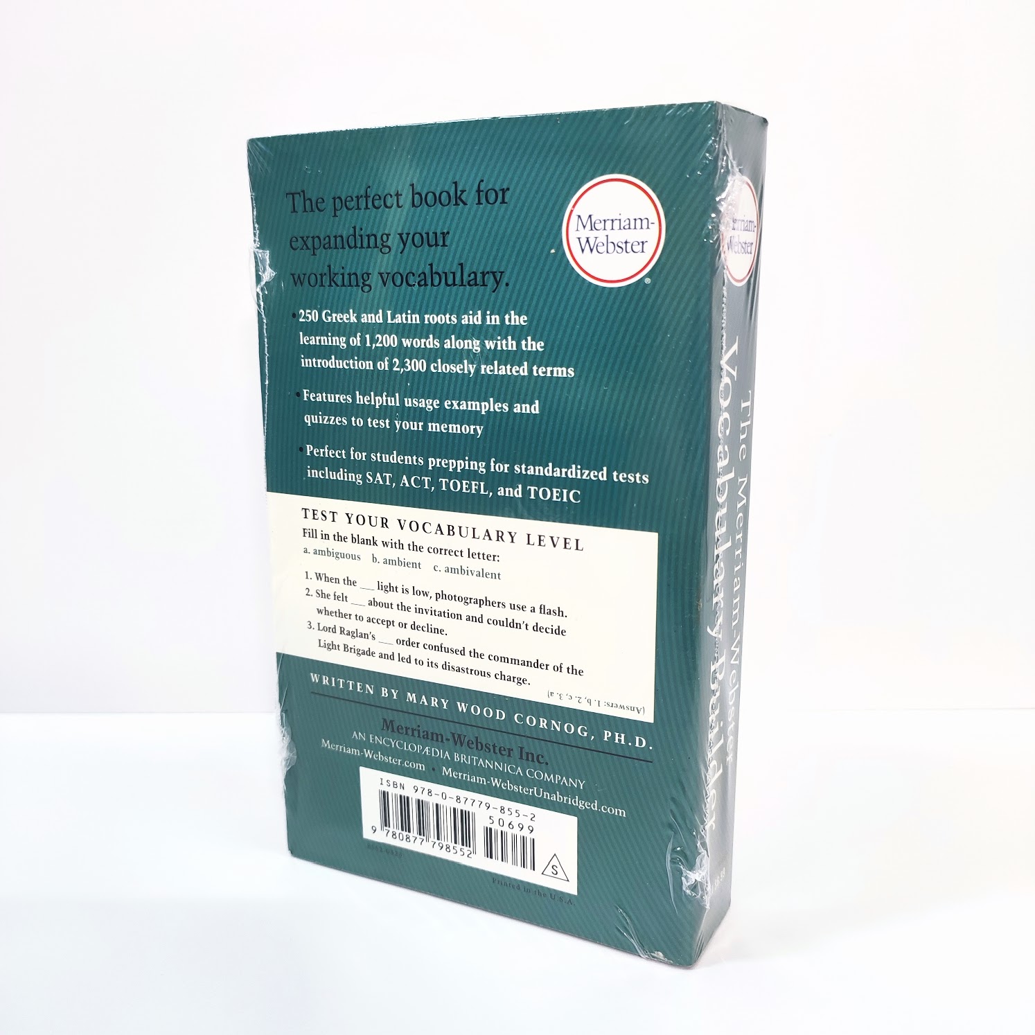 Merriam Webster's  Vocabulary Builder  韋氏字根詞根詞典 A08