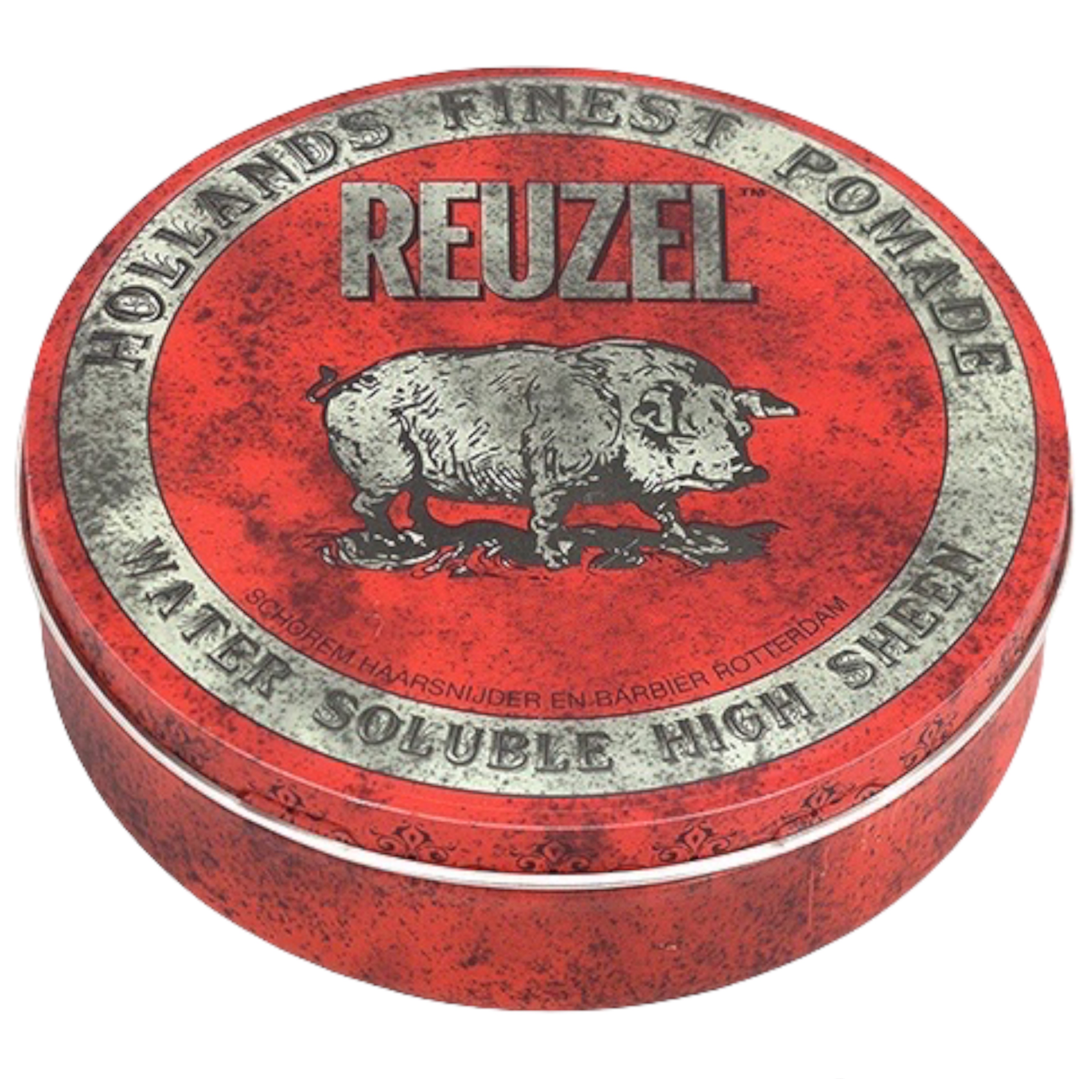 REUZEL Red Water Soluble High Sheen Pomade 紅豬中強水性髮蠟 3.38oz / 95g  