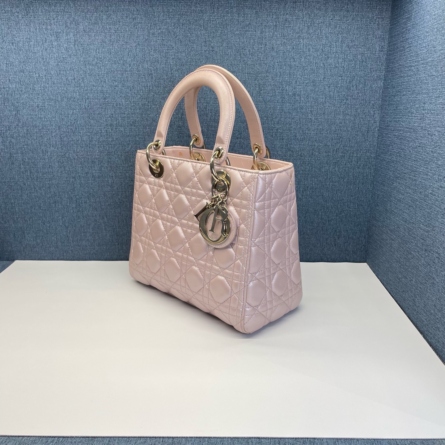 【預訂貨品】Dior粉色五格戴妃包