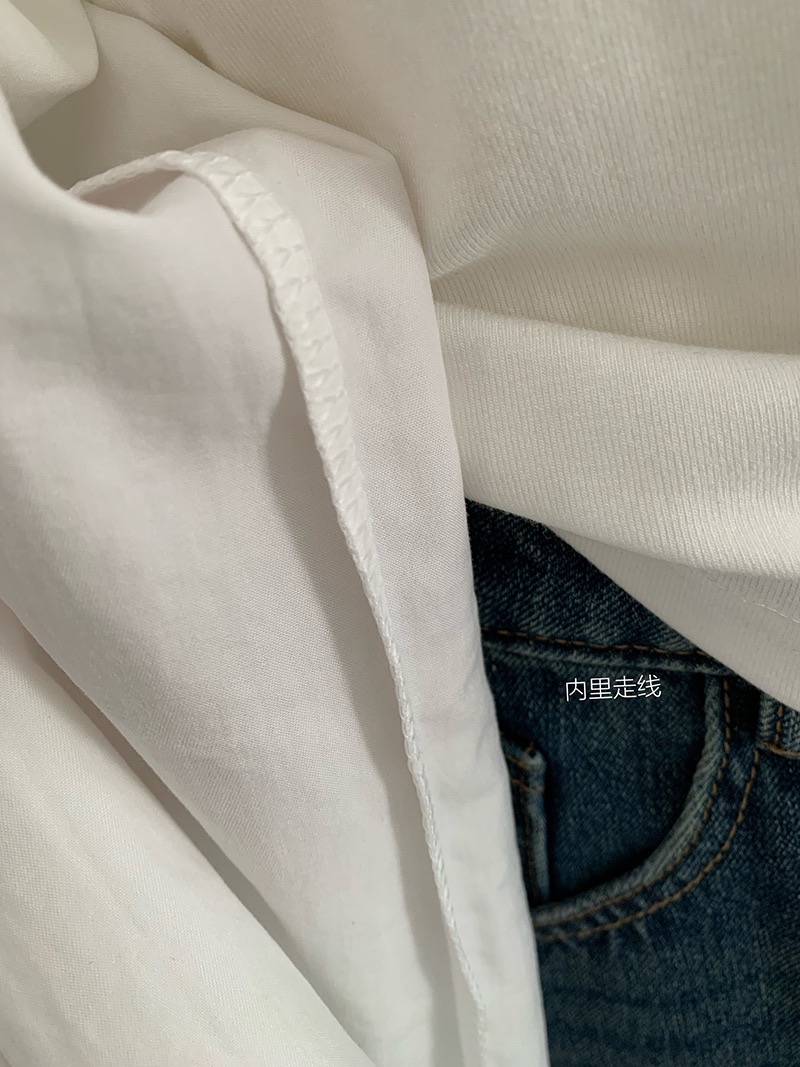 衬衫控必入！ 慵懒感中长款纯色衬衫