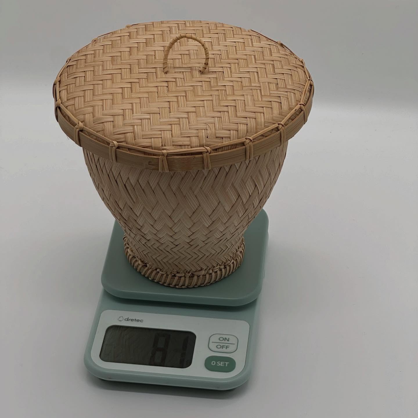 泰國品牌Chumchim Camp手工編織小竹蒸籠