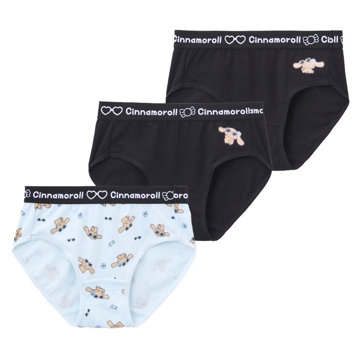 日本直送Sanrio 肉桂狗 女士內褲一套三條