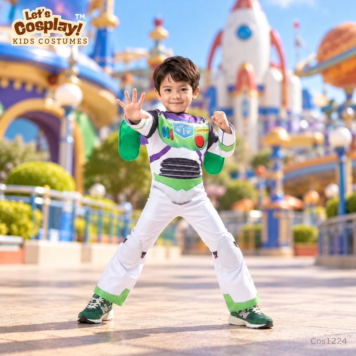 巴斯光年主題兒童太空人服裝 Buzz Lightyear Kids Costume 親子角色扮演 COS1224