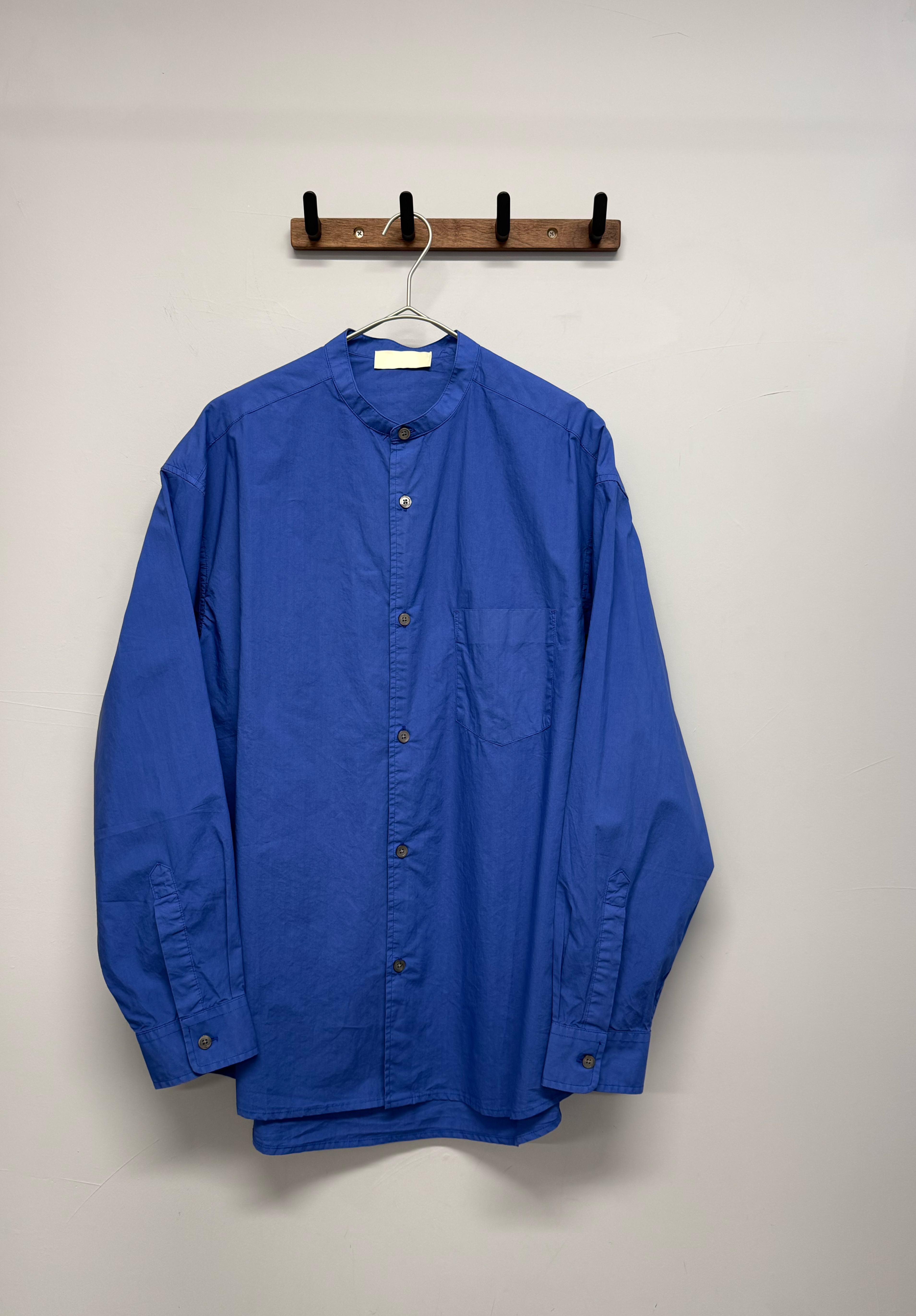 Mandarin collar oversized shirt #sh17