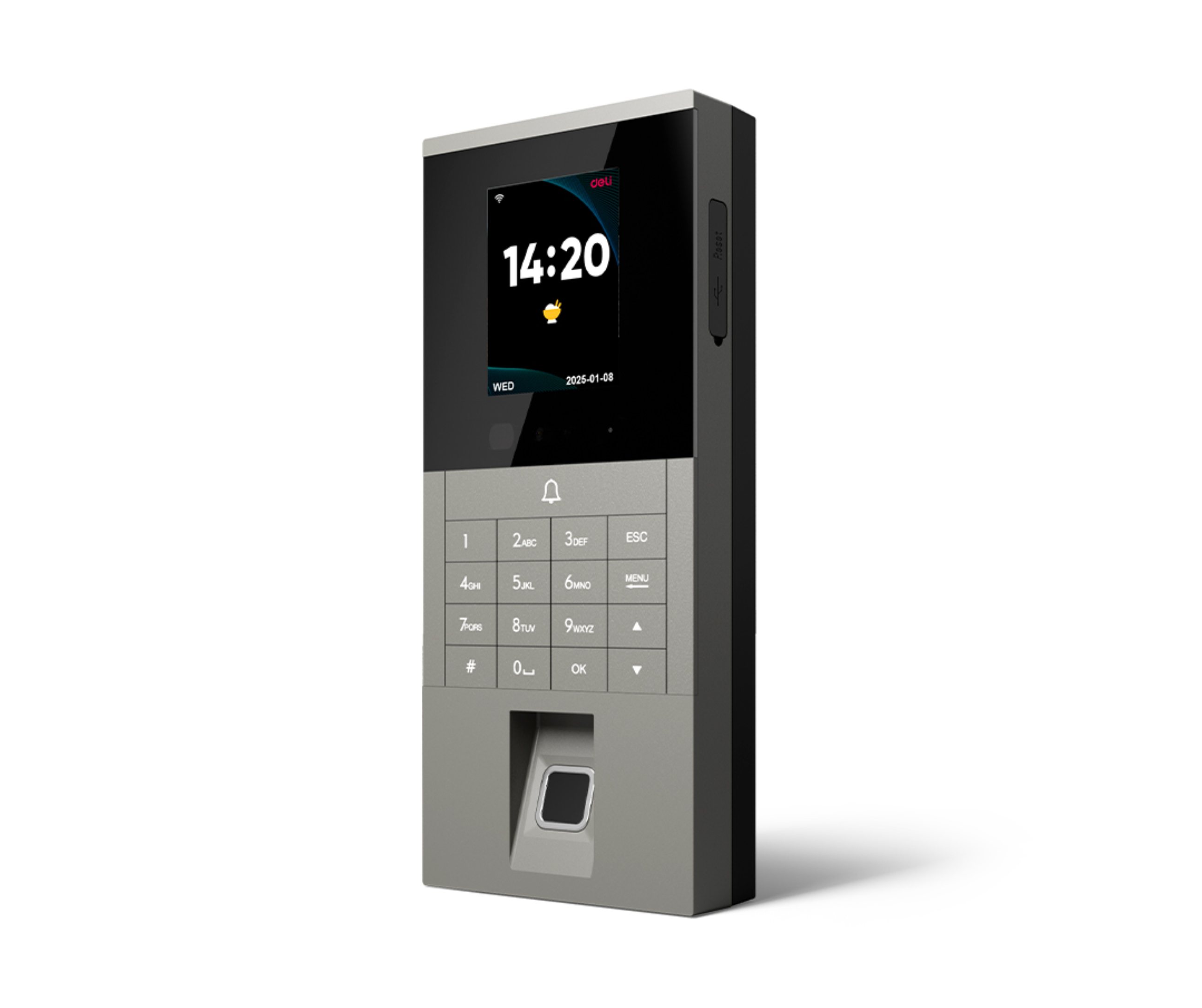 DELI Face Recognition & Fingerprint Time Attendance System ES602