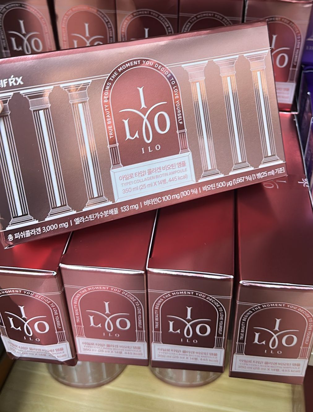 $168盒件樽。2樽起$158盒。ILO - Type 1 膠原蛋白安瓶14天