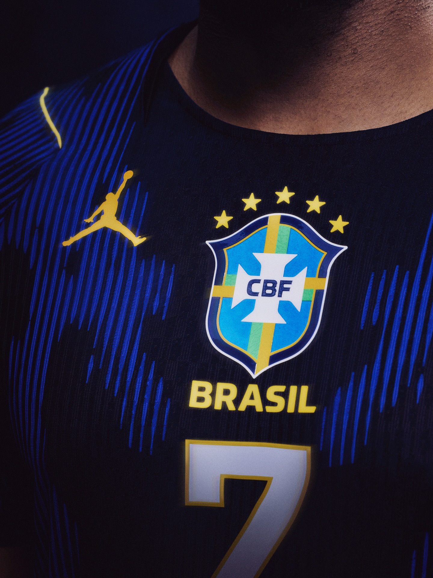 🇧🇷💙🔥 Nike x Jordan Brazil 巴西 2026-27 作客球員版球衣 (可加印字章) IU1074