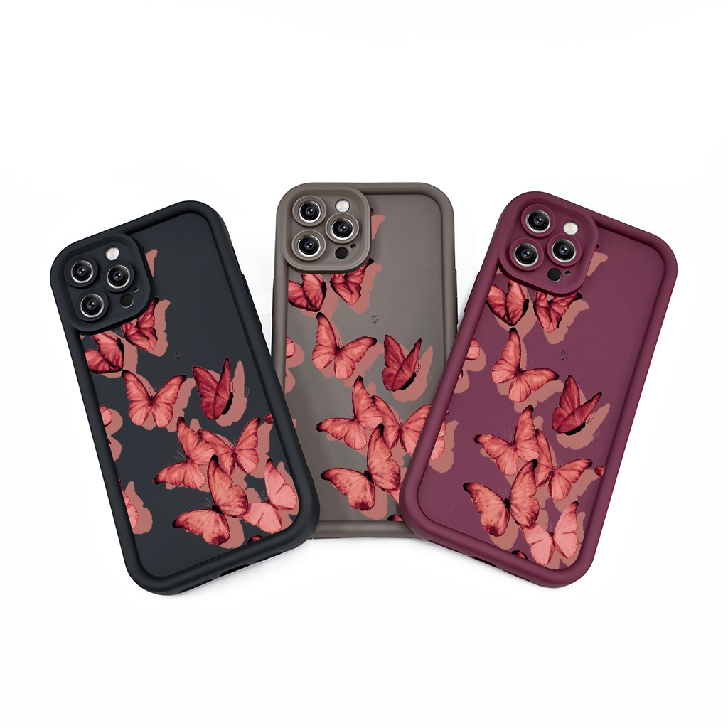 TPU DESIGN CASE PHONE FOR SAMSUNG - DESIGN BUTTERFLY F