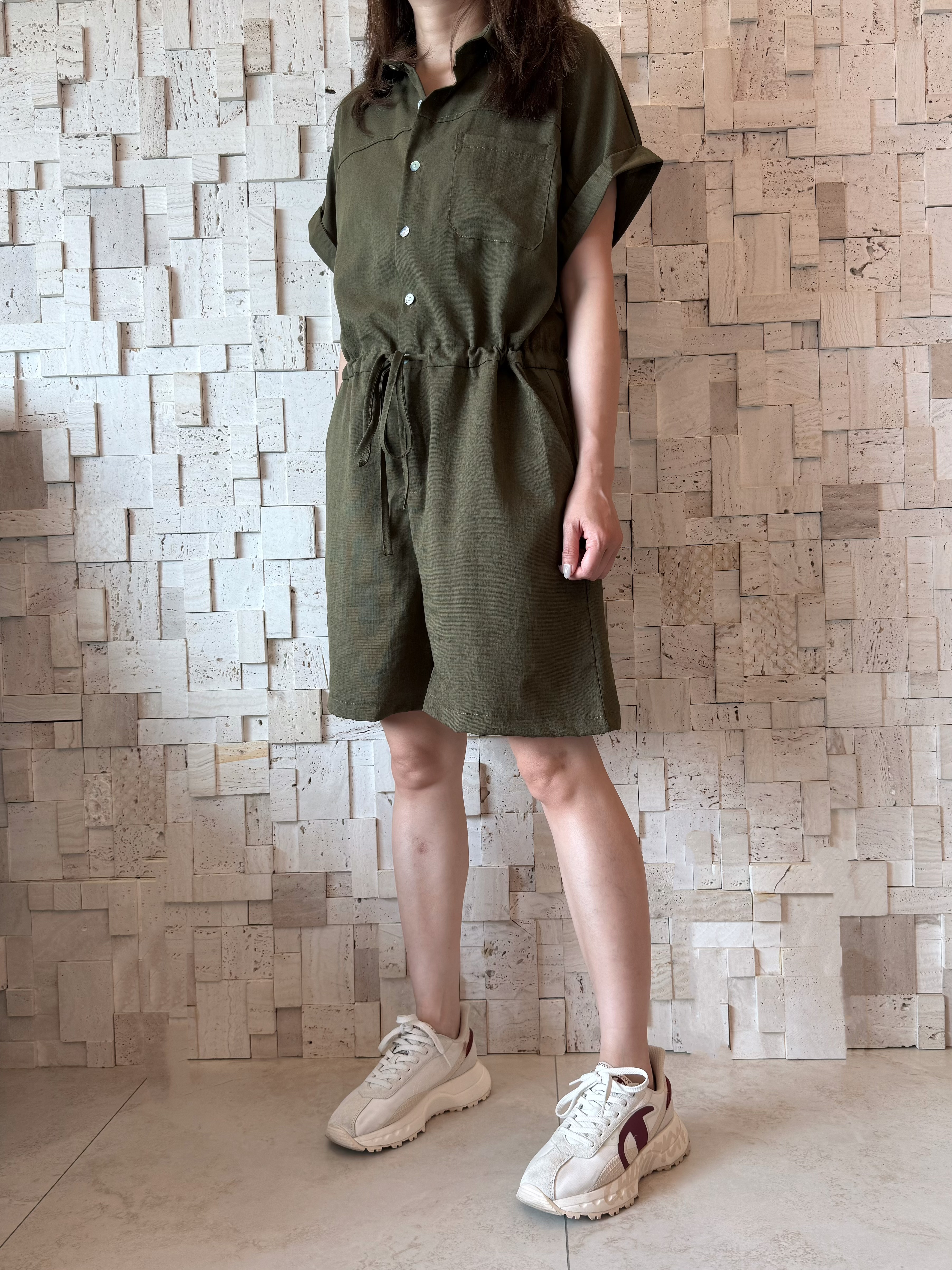 S00357 滑身梳織工人褲❣️