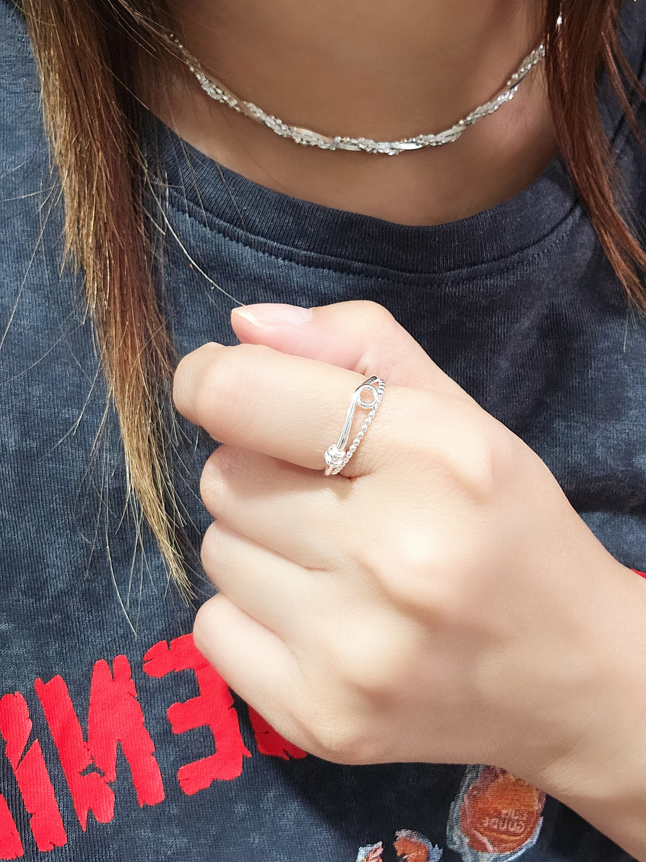 S925 -ER0073 Eterna Loop Ring