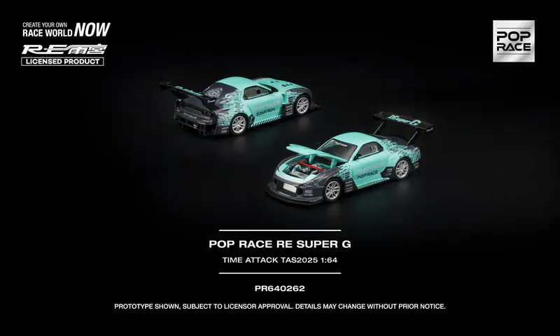 （預訂 Pre Order) POPRACE （ PR640262 )  RE SUPER G TIME ATTACK TAS 2025