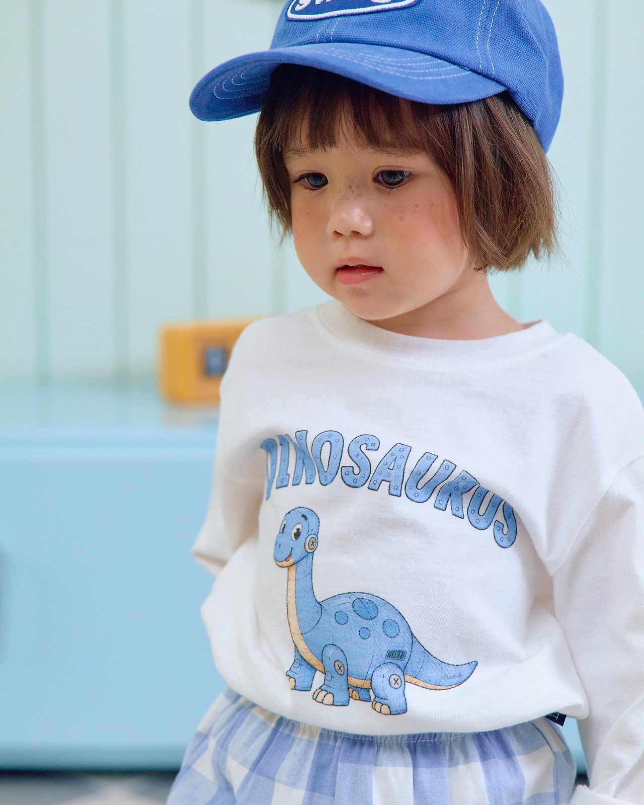 OOTT | Robot dinosaur top and bottom clothes set 