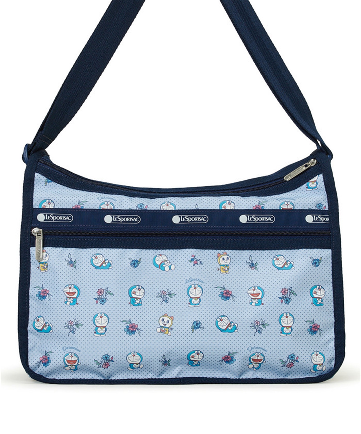 [訂購] [日本直送] 💙 LeSportsac「DORAEMON DELUXE EVERYDAY BAG」 📏 尺寸/內容：高約25cm｜闊約33cm｜厚約13cm {TF260810}