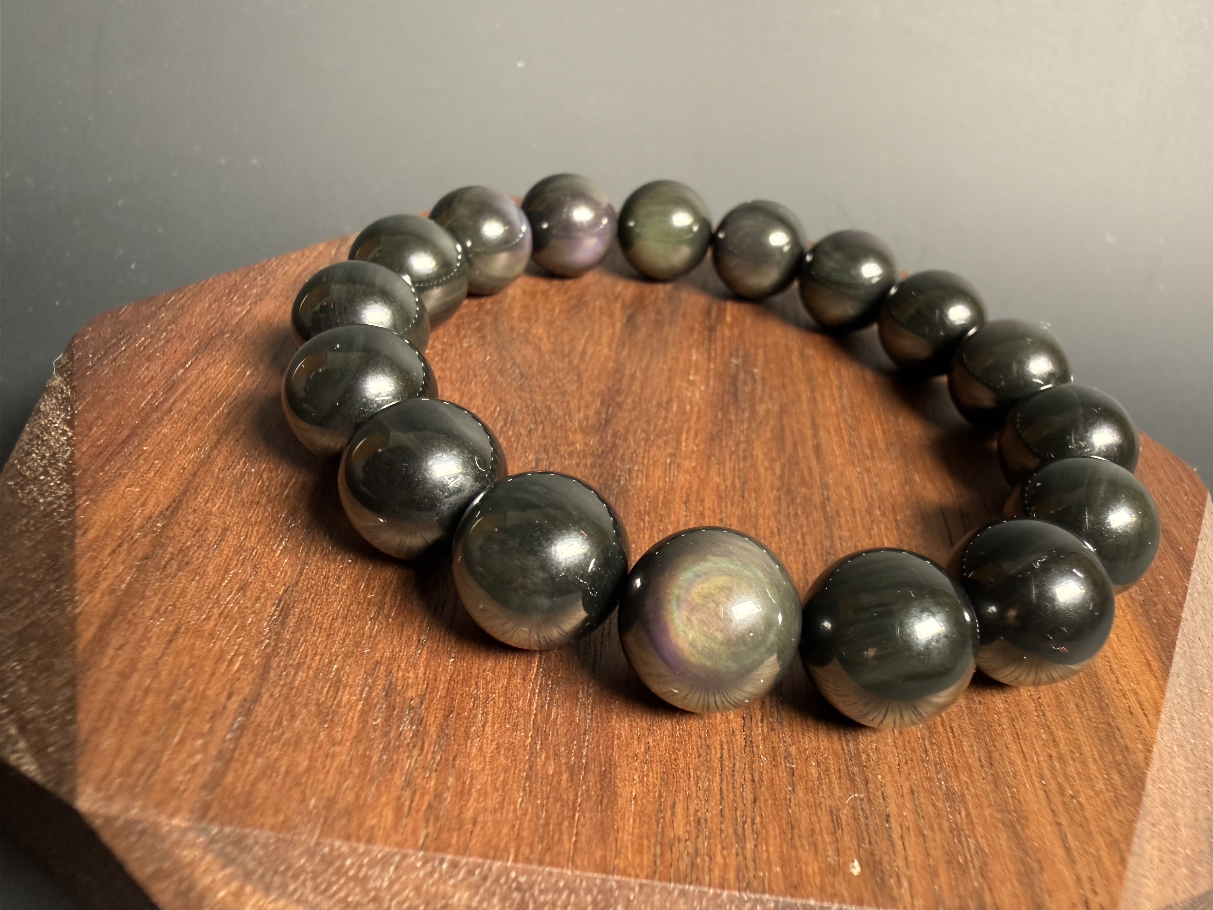 彩曜石手串 (12mm) (option 3)