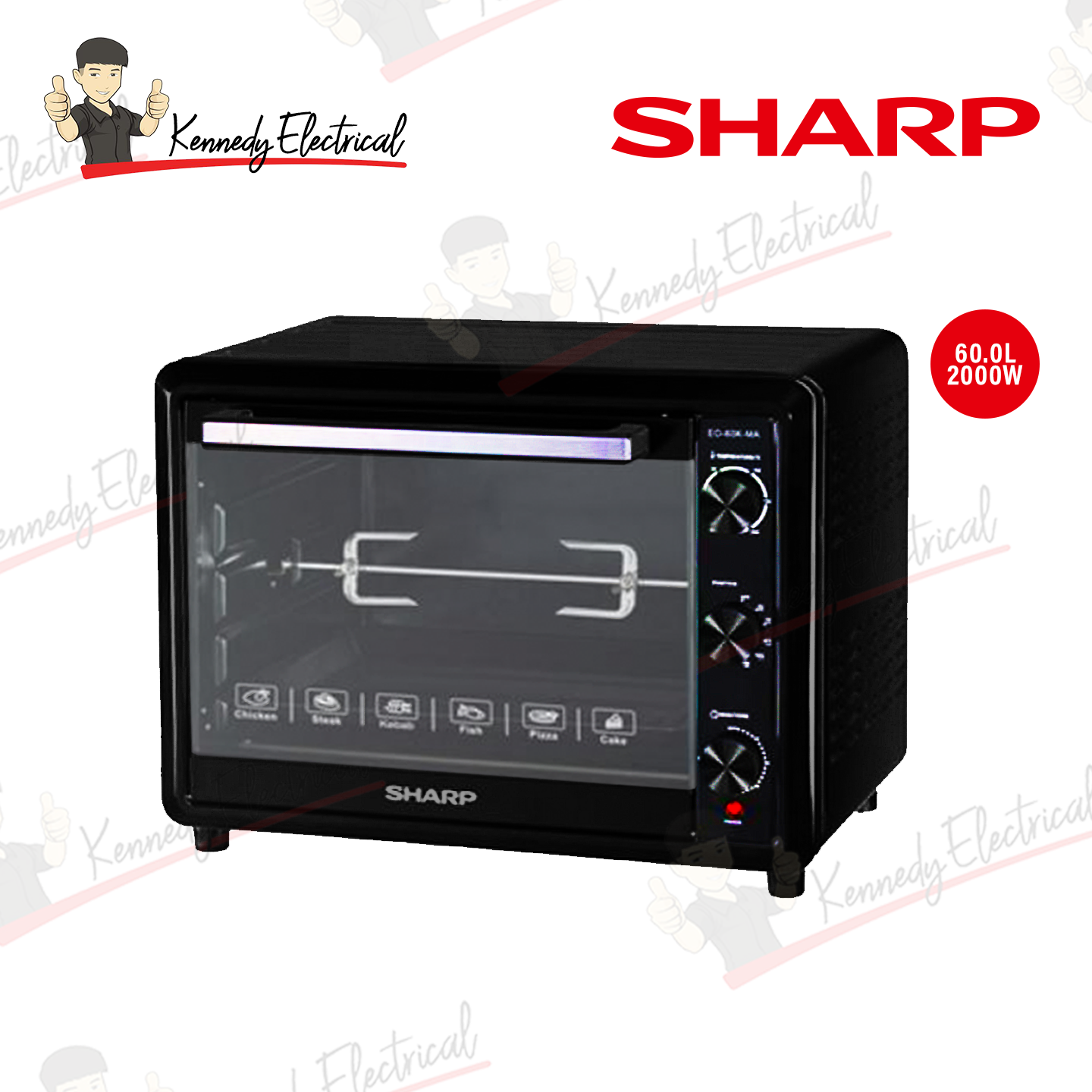Sharp 60L Rotisserie Electric Oven (EO60KMA)