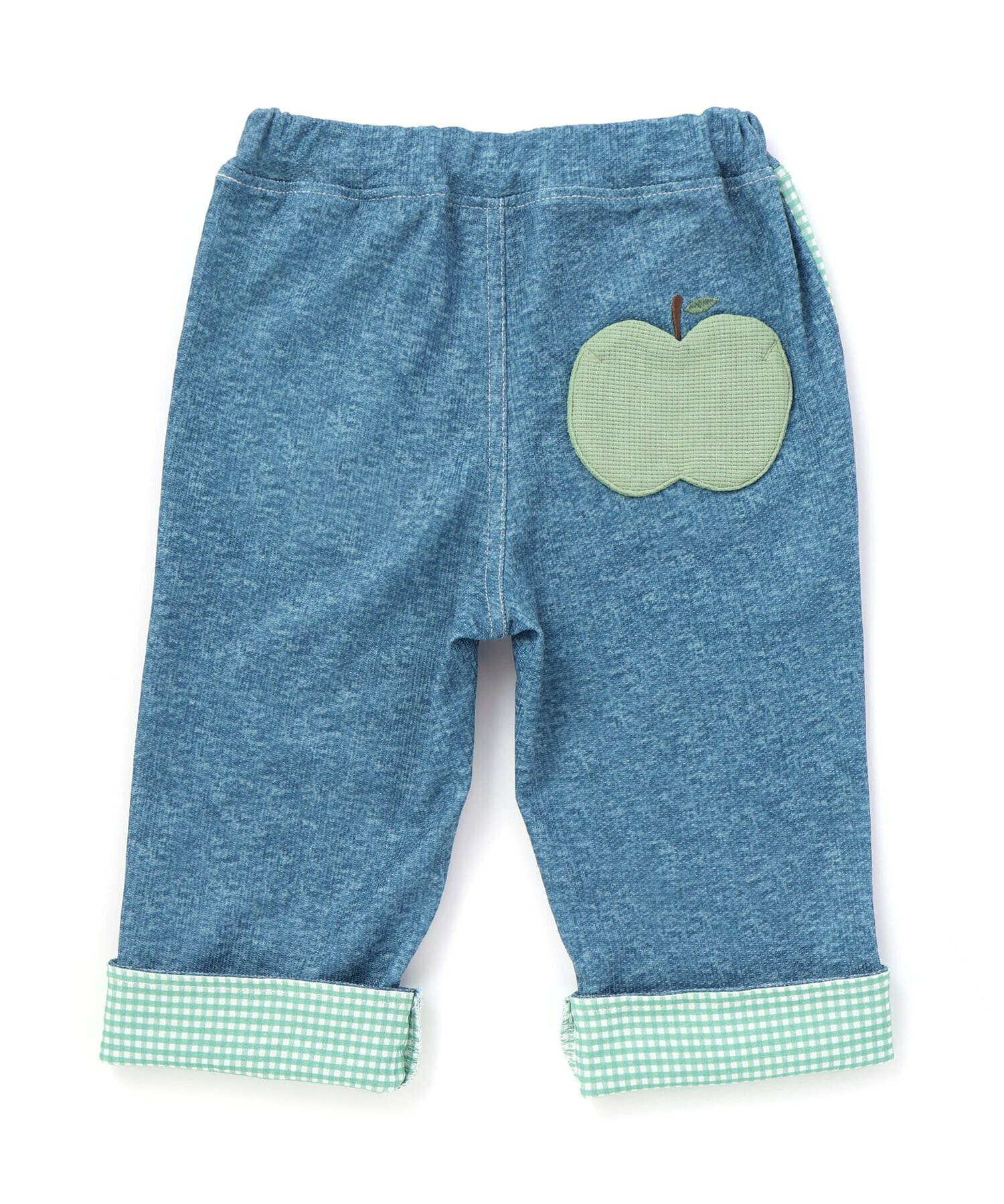 🆕【⭐訂購⭐】  日本直送🌀蘋果口袋 格紋捲邊褲腳 七分褲［2款選］🌀[ELDA-0028][260503]