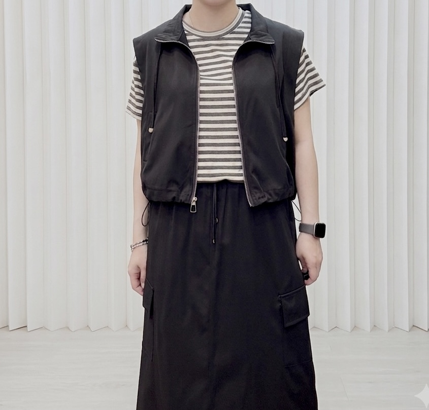 背心外套連裙3件套裝 M631 417124359 