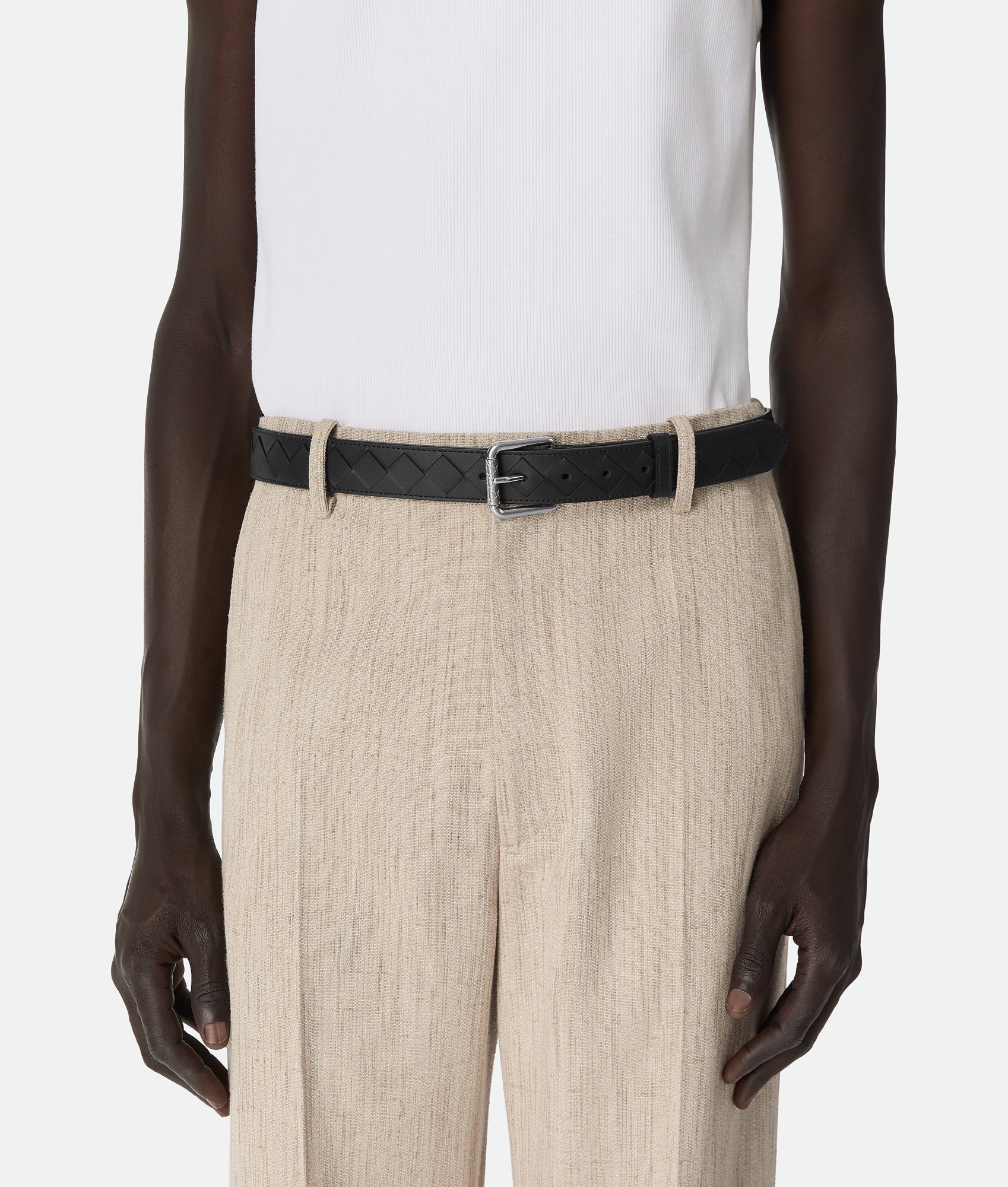 Bottega Veneta 男士 編織腰帶75 80 85 90 95 100 105 110 115 120碼3cm