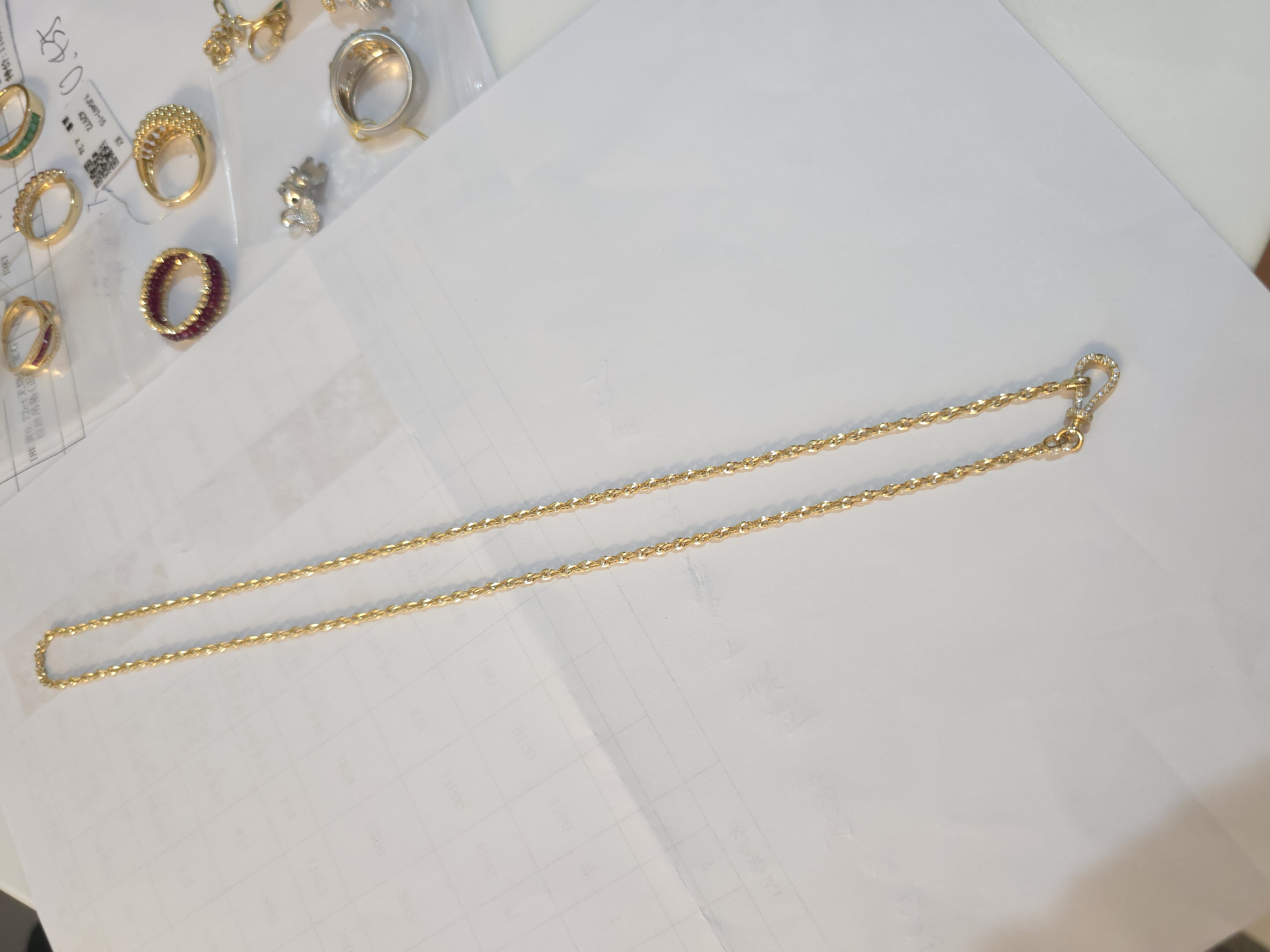 18K鑽石項鍊 G3.6