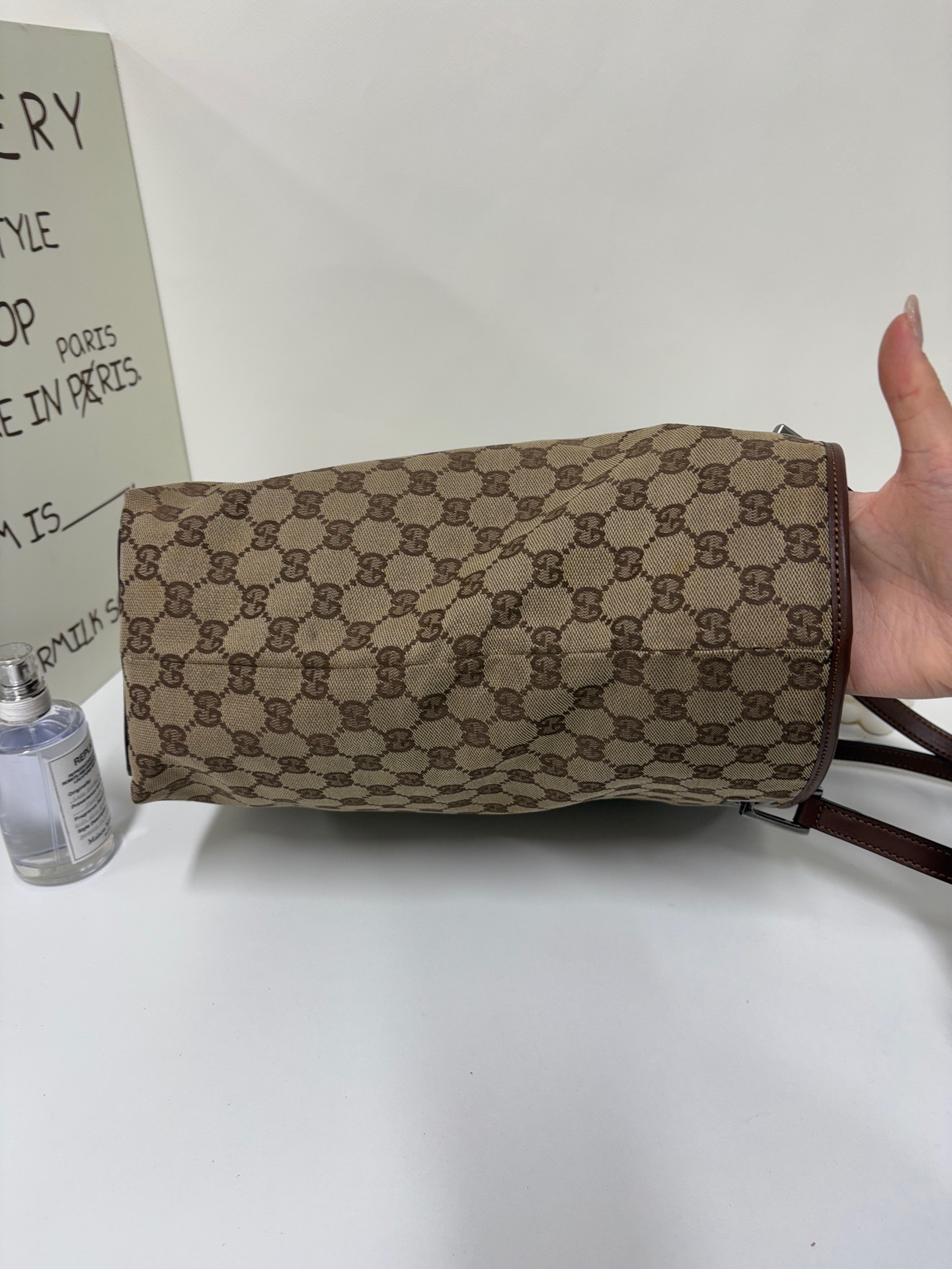 【預訂貨品】Gucci老花帆布tote bag